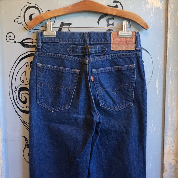 ♥️HOST PICK!♥️ Ultra RARE Vintage Levi's 502 Cinch Back 1970’s - Picture 4 of 16